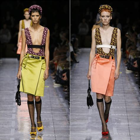 spring summer 2019 prada hair|Prada spring dresses.